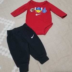 Nike baby football outfit size 3m